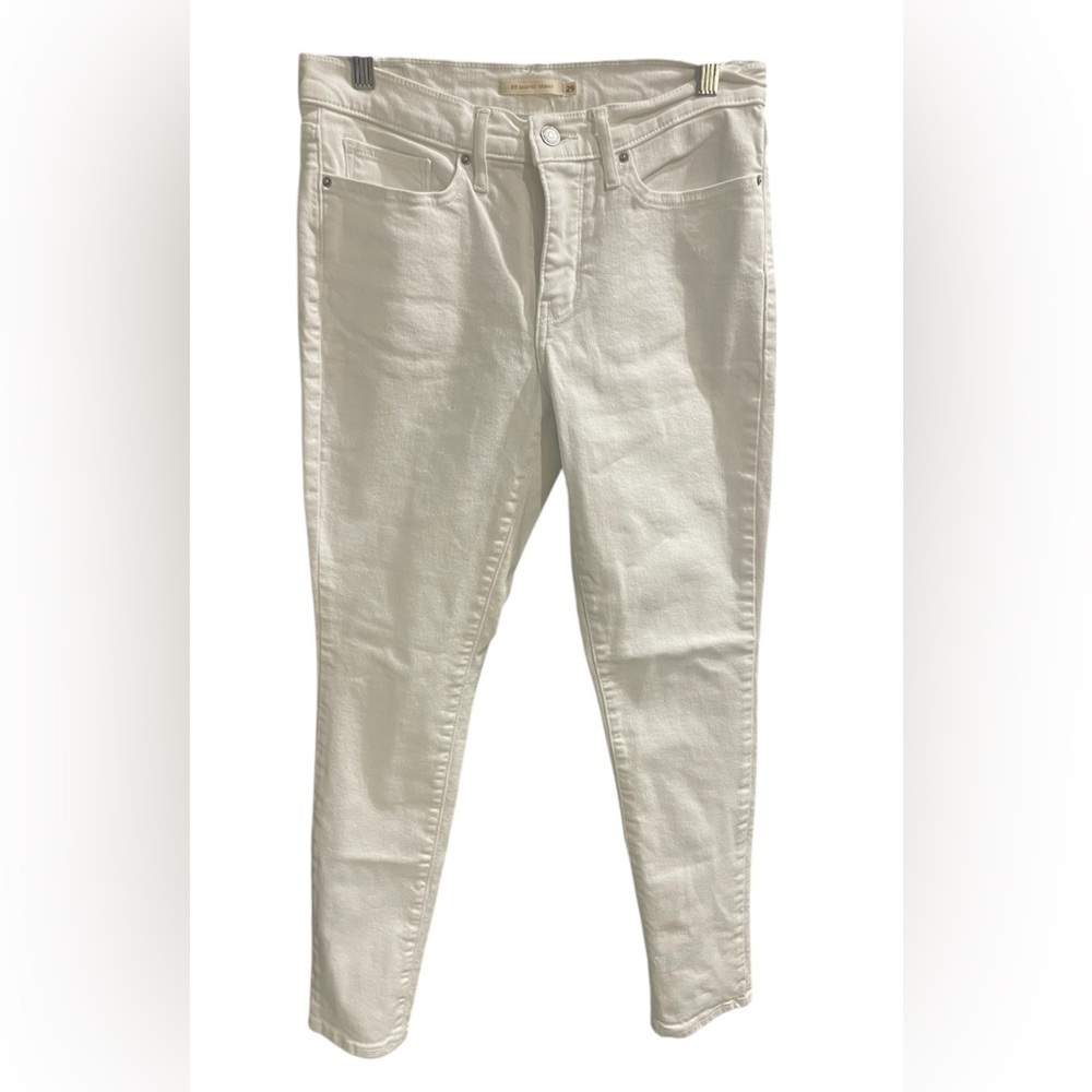 Levi’s 311 Shaping Skinny Jeans White Size 29 High Rise Stretch
